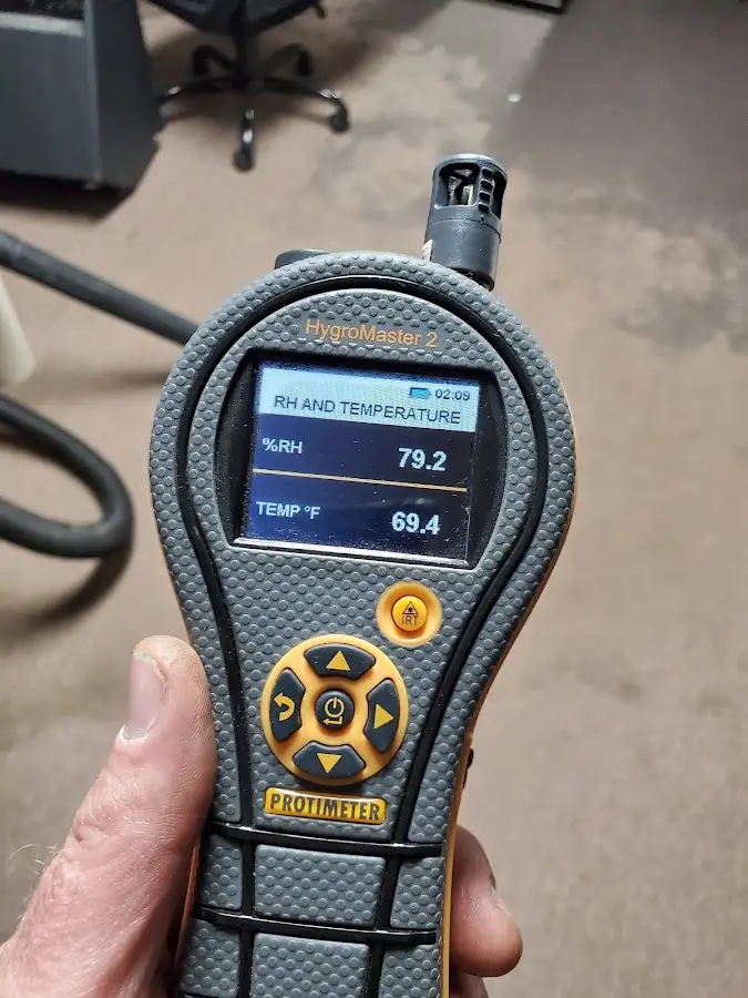 Moisture meter humidity assessment for Fire & Smoke Damage Restoration in Hastings