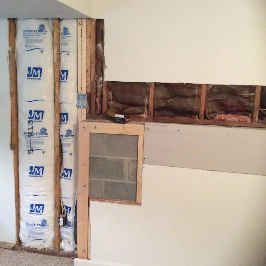 Wall insulation replacement during Structural Drying in Hastings